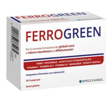 Specchiasol Ferrogreen 30 Comprimidos