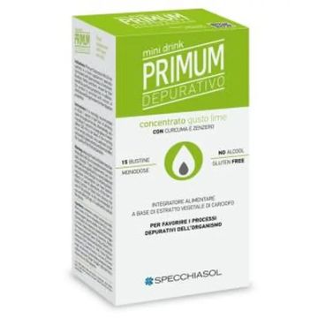 Specchiasol Primum Drenante Curcuma-Jengibre 15Mini Drinks.