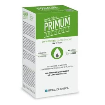Specchiasol Primum Drenante Te Verde-Limon 15Mini Drinks.