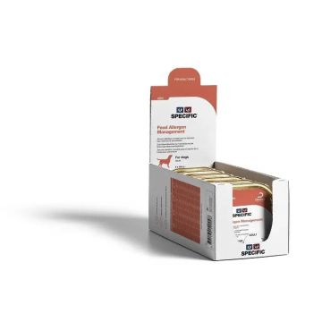 Specific Canine Cdw Food Allergy Management Caja, 6X300 gr, comida húmeda paraperros