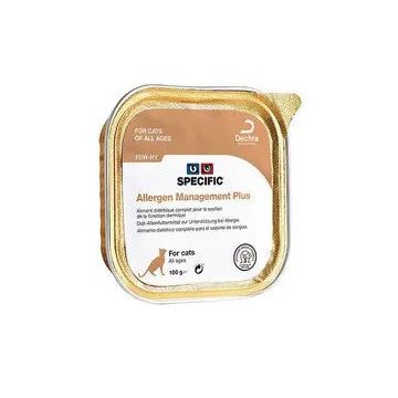 Specific Feline Fow-Hy Allergen Management Plus Caja, 7X100 gr, comida húmedapara gatos