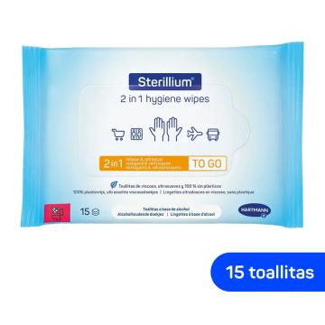 Sterillium 2 En 1 Toallitas Limpiadoras , 15 unidades