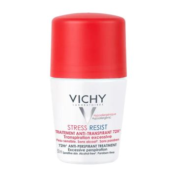 Vichy Desodorante Stress Resist Tratamiento Intensivo Anti-Transpirante 72HRoll-On 50 ml