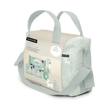 Suavinex Bolso Cosmética Bebé, Color Menta