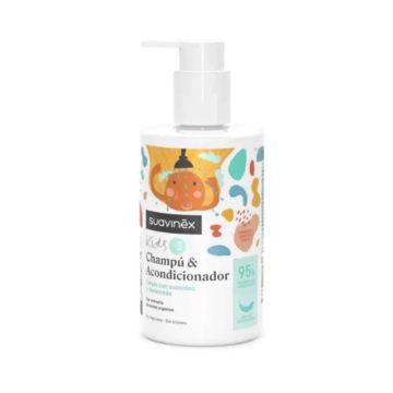 Suavinex Champú Acondicionador Para Niños Y Niñas De 3 A 10 Años, Sin LagrimasNi Tirones, 300 Ml, 1 unidades