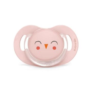 Suavinex Chupete Premium Para Bebés De 6-18 Meses. Chupete Con TetinaFisiológica De Silicona Sx Pro. Bonhomia, Rosa