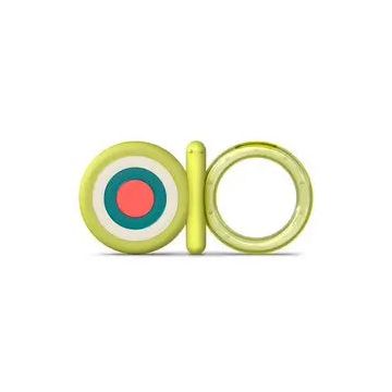 Suavinex Mordedor De Silicona Para Bebés +4 Meses. Mordedor Refrigerante. AnilloDe Dentición Flexible Y Ligero. Color Verde