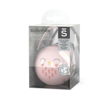 Suavinex Portachupete Premium Bebé. Para Llevar 2 Chupetes. Caja PortachupetesPortátil. Funda Para Chupetes. Color Rosa