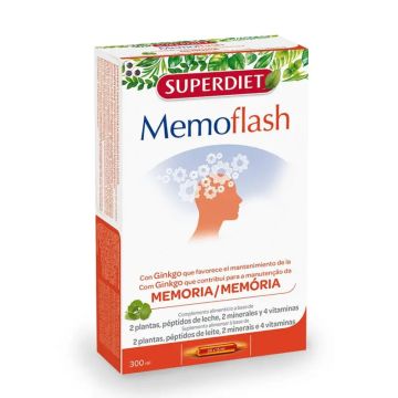 Superdiet Memoflash  20 ampollas