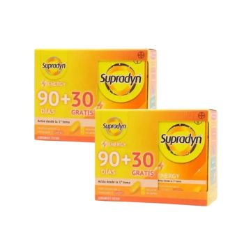 Supradyn Energy, 90+30 Comprimidos, Pack De 2