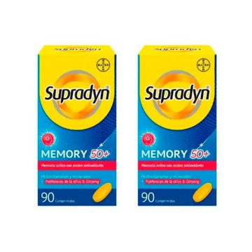 Supradyn Memory 50+ Pack 2 x 90 comprimidos