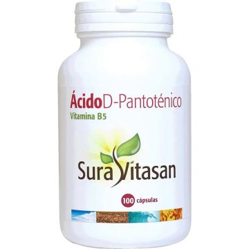 Sura Vitas Acido Pantotenico 500 Mg 100 Cápsulas