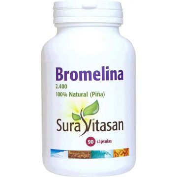 Sura Vitas Bromelina Natural 500 Mg 90 Cápsulas