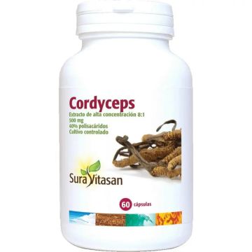 Sura Vitas Cordyceps 500 Mg  60 cápsulas