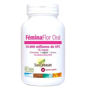 Sura Vitas Femina Flor Oral 55.000 Mil  30 cápsulas