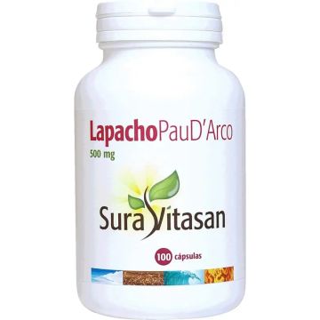 Sura Vitas Lapacho Pau Darco 500 Mg 100 Cápsulas