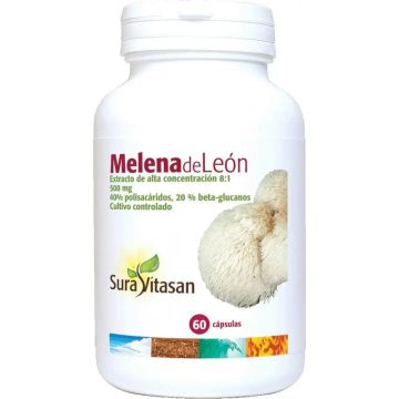 Sura Vitas Melena De Leon 500 Mg  60 v cápsulas