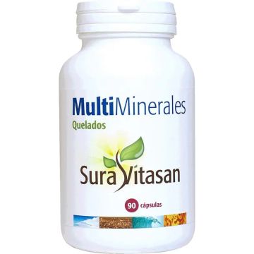 Sura Vitas Multi Minerales Quelados, 90 Comprimidos