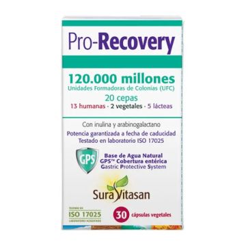 Sura Vitas Pro Recovery, 30 Cápsulas