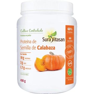 Sura Vitas Proteina De Semilla De Calabaza, 450 Gr