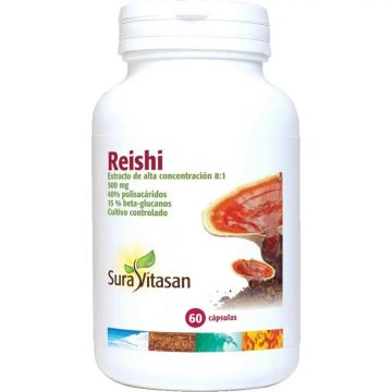 Sura Vitas Reishi 500 Mg  60 cápsulas