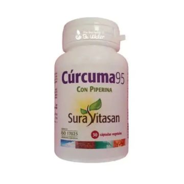 Sura Vitasan Curcuma 95%Std Con Piperina  30 cápsulas
