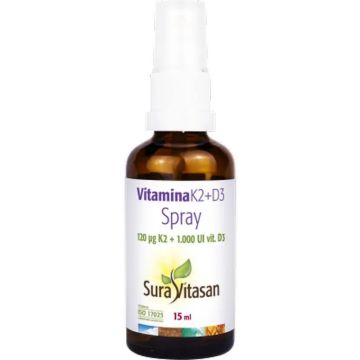 Sura Vitasan Vitamina K2 + D3 Spray  15 ml