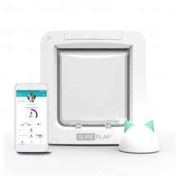 Sure PetCare SureFlap- Puerta Para Mascotas con Microchip Connect + Hub