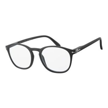 Surgicalmed Euro Optics Gafas De Lectura Para Presbicia Faro (Negro Mate YDetalles Plateados) (+1.00) Negro Mate Y Detalles Plateados, 1 unidad