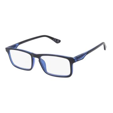 Surgicalmed Euro Optics Gafas De Lectura Para Presbicia Joya (Azul TransparenteCon Frente Negro) (+3.00) Azul Transparente Con Frente Negro, 1 unidad