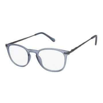Surgicalmed Euro Optics Gafas De Lectura Para Presbicia Luz (Azul MateTransparente Y Patillas Gris Oscuro) (+2.50) Azul Mate Transparente Y PatillasGris Oscuro, 1 unidad