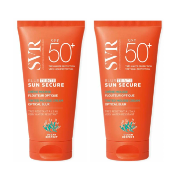 Svr Duplo Sun Secure Blur Color Teinte Spf50+ , 2 X 50 Ml