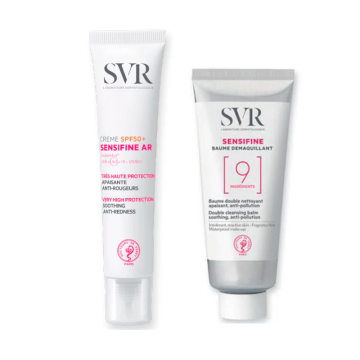 Svr Pack Rutina Piel Sensibles Y Reactiva Sensifine Bálsamo Desmaquillante 100Ml + Sensifine Ar Creme Spf 50+ 40 Ml