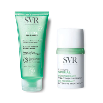 Svr Pack Spirial Desodorante Gel Ducha 200 Ml + Spirial Desodorante Extreme 20Ml