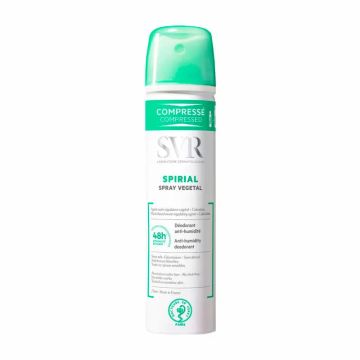 SVR Spirial Vegetal  Desodorante Antitranspirante Spray, 2x75 ml