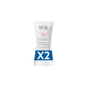 SVR Topialyse Crema Nutri-reparadora Manos, 2x50 ml