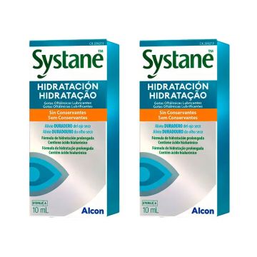 Systane Hidratación Diaria Gotas Oftalmológicas, Pack 2 X 10 Ml