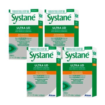 Systane Ultra, Pack 4 X 30 Unidades 0,7 Ml