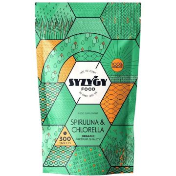 Syzygy Complemento Alimenticio Chlorella Y Espirulina Ecológica , 300comprimidos