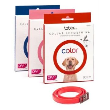 Taberdog Collar Permetrina 60 cm Rosa