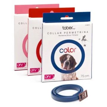 Taberdog Collar Permetrina 75 cm Rosa