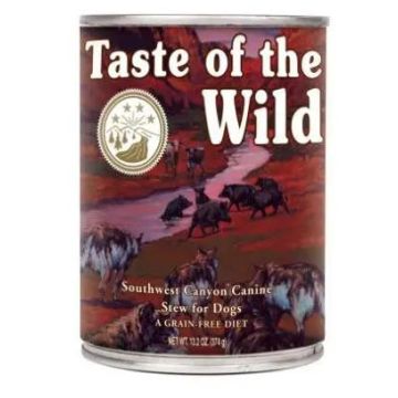 Taste Canine Adult Southwest Canyon Jabali Caja 12X390Gr comida húmeda paraperros