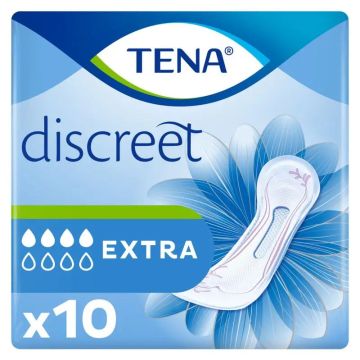 Tena Discreet Extra, 10 Unidades