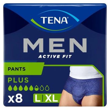 Tena Men Pants Active Talla L-XL, 8 Unidades