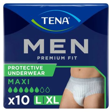 Tena Men Pants Premium Fit Talla L-XL, 10 Unidades