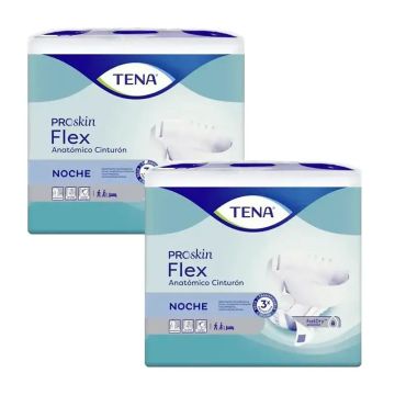 Tena Pack Pañal Flex Anat Cinturon Talla L Supernoche, 2 X 1 Unidad