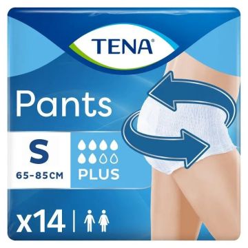 Tena Pants Plus Talla S, 14 Unidades