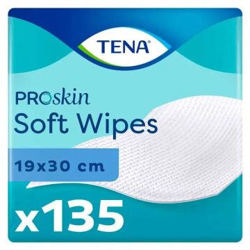 Tena Proskin Toallita Seca, 135 Unidades