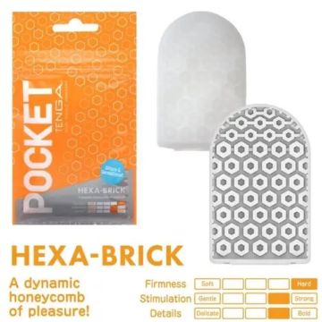 Tenga Hexa Brick Masturbador De Bolsillo