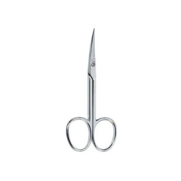 Beter Tijera De Manicura para Pieles Cromada Curva 9 cm